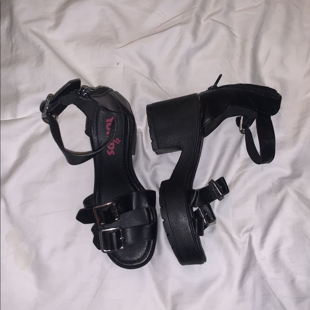 Girls Chunky Heels